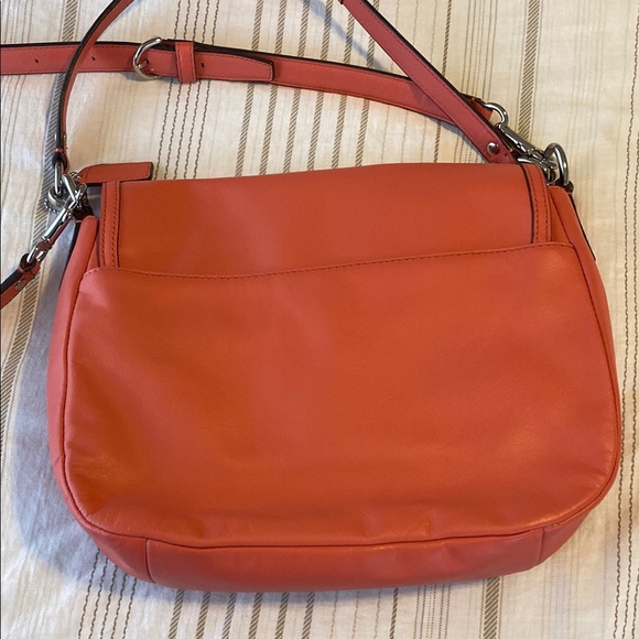 Coach Coral Leather Shoulder Bag - Picture 8 of 10